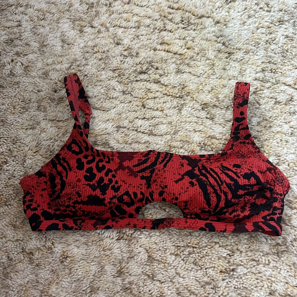 Target red bikini, top size medium